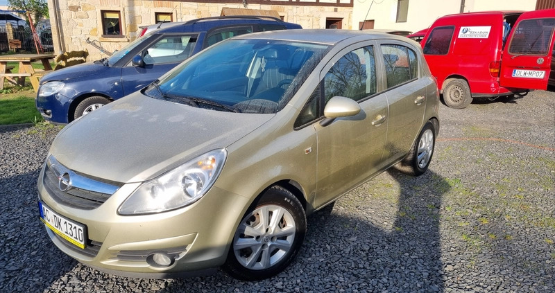 Opel Corsa cena 12800 przebieg: 120300, rok produkcji 2009 z Dąbrowa Tarnowska małe 106